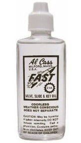 Al Cass Fast Valve/ Slide/ Key Oil 2 ounce bottle